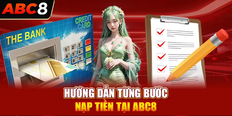 Hướng dẫn từng bước nạp tiền tại ABC8