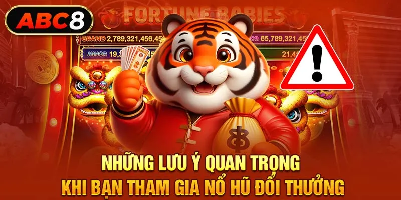 Những lưu ý quan trọng khi bạn tham gia nổ hũ đổi thưởng